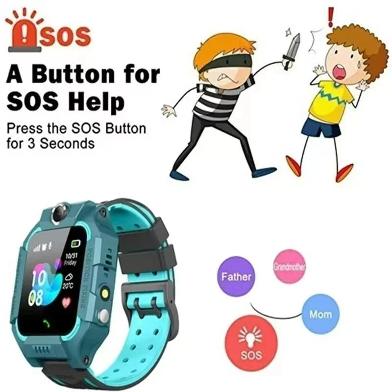 Xiaomi Kids Smartwatch – 5G GPS, SOS, Camera & Call, Waterproof