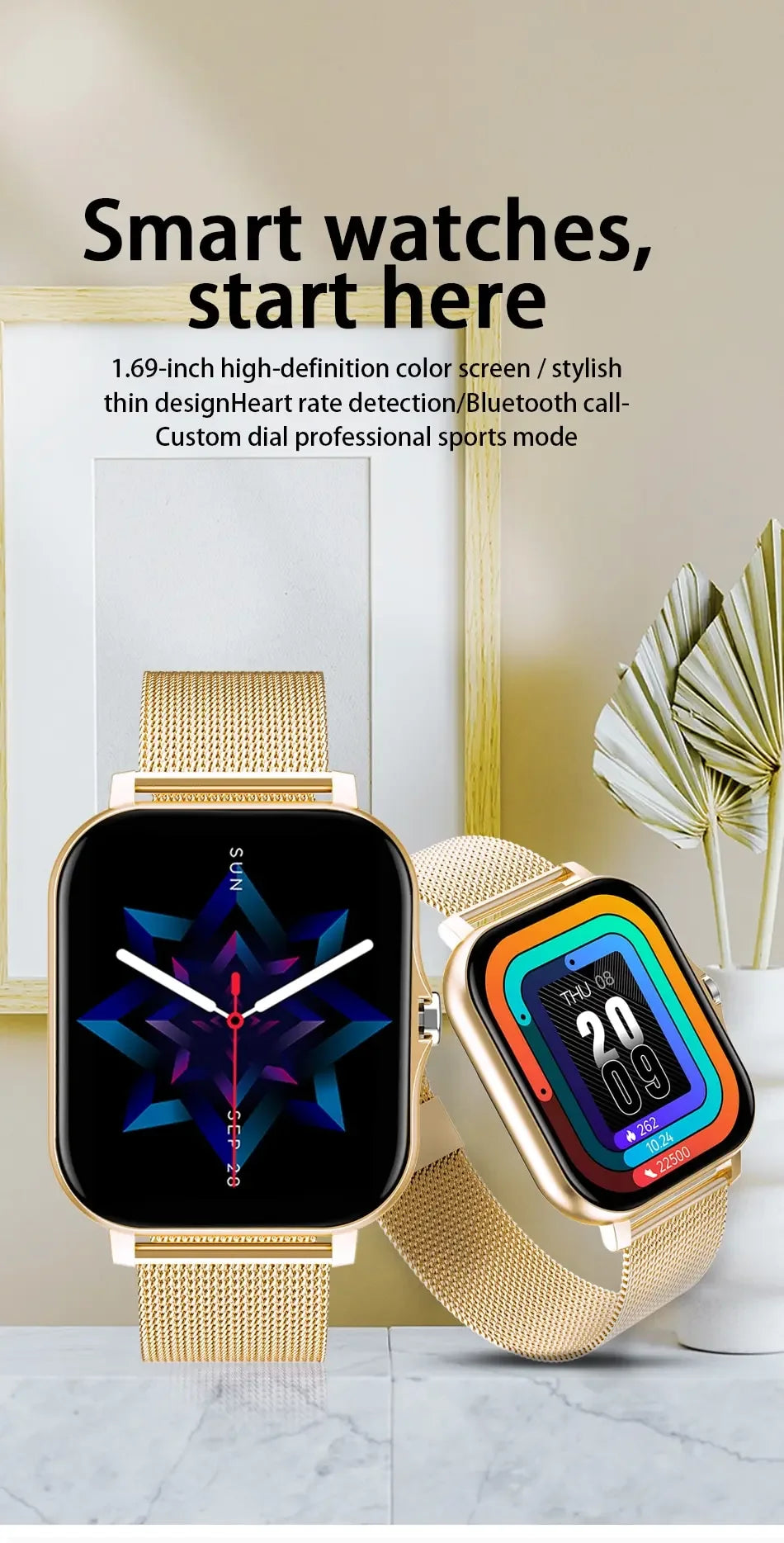 2024 Bluetooth Call Smartwatch for Men & Women
