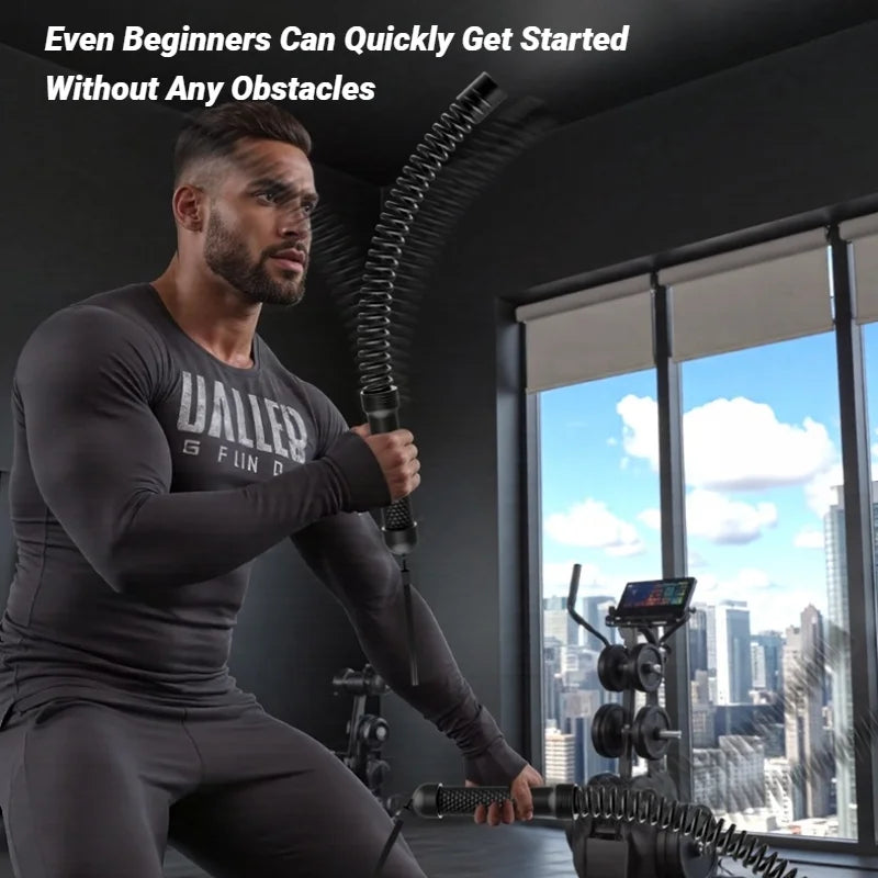 Strength Training Bar – Arm Expander & Muscle Trainer with Ergonomic Grip