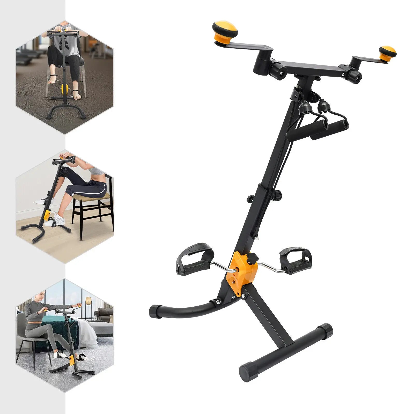 Foldable Pedal Exerciser Bike for Seniors – Home Rehab Fitness
