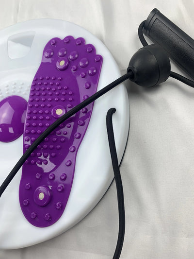 Waist Twisting Disc with Foot Massage & Magnetic Tension