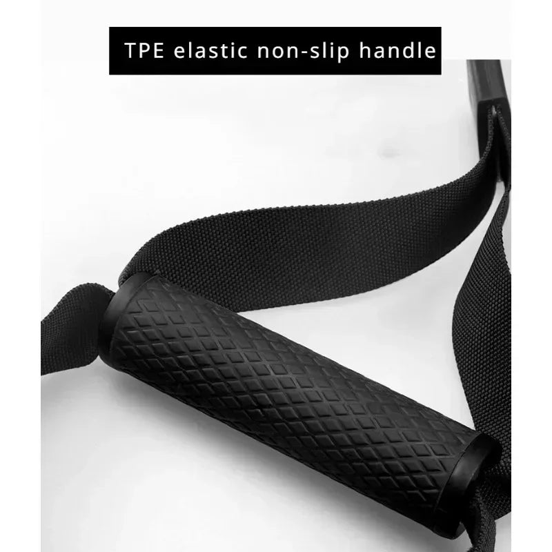 Adjustable Suspension Training Straps – Fitness & Yoga Workout System