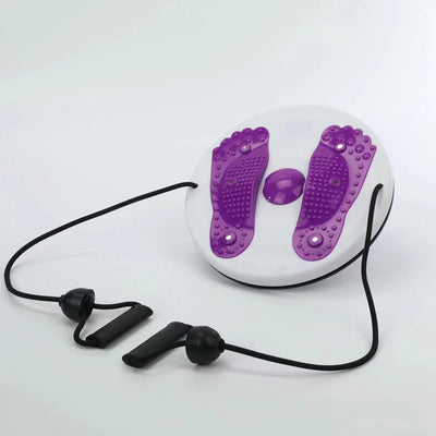 Waist Twisting Disc with Foot Massage & Magnetic Tension