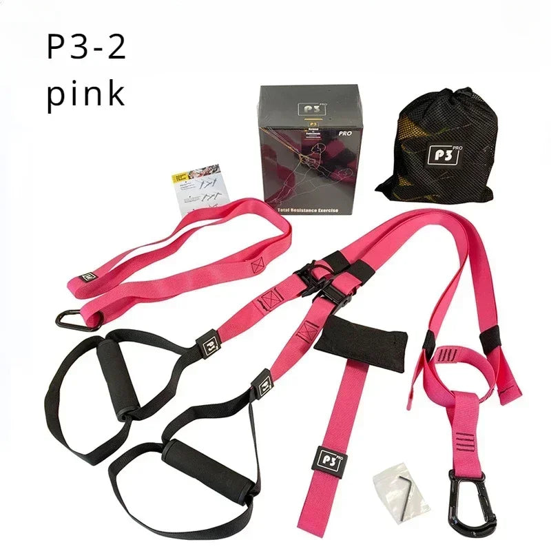 Adjustable Suspension Training Straps – Fitness & Yoga Workout System
