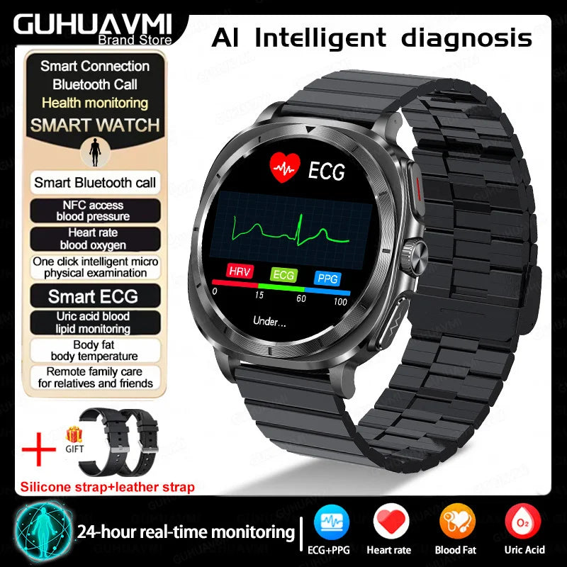 Xiaomi 2025 Health Smartwatch with ECG+PPG & Body Analysis