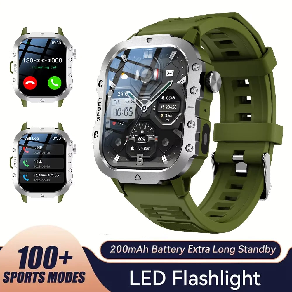 AXASFIT Smartwatch – 2.01" HD Screen with Bluetooth Call