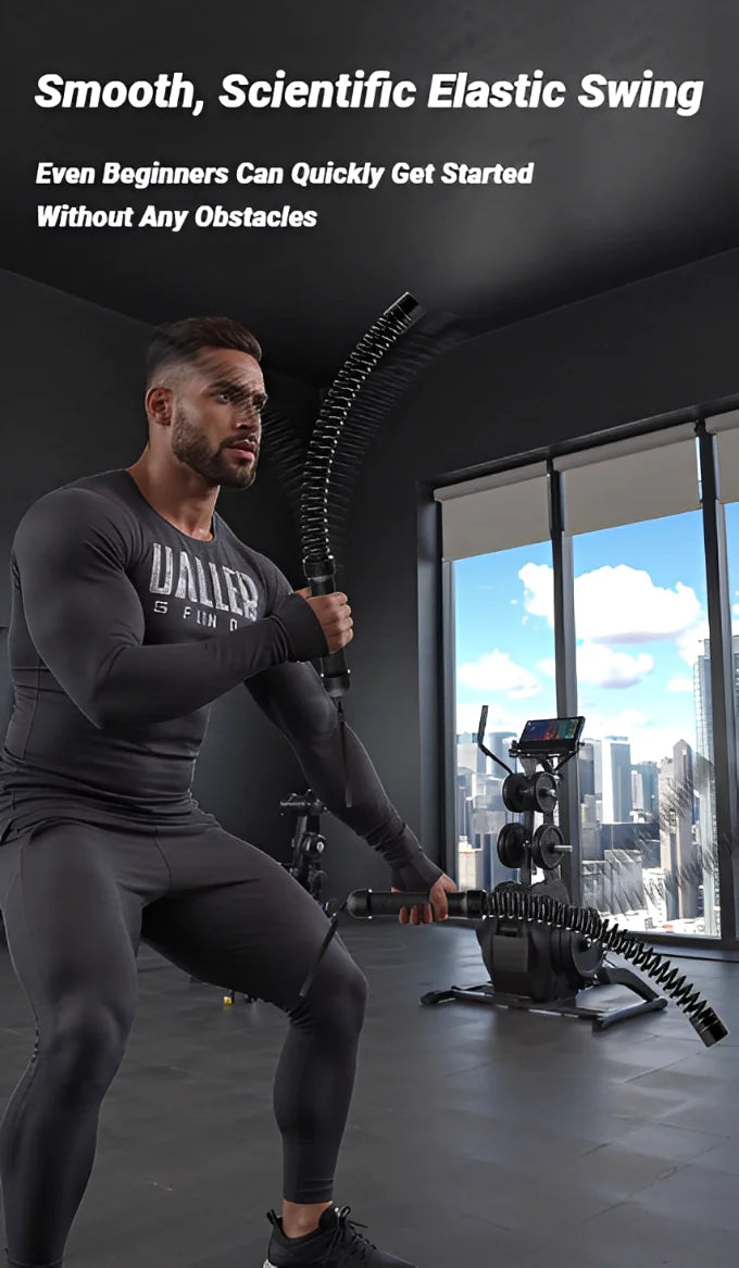 Strength Training Bar – Arm Expander & Muscle Trainer with Ergonomic Grip