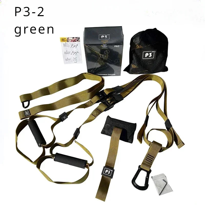 Adjustable Suspension Training Straps – Fitness & Yoga Workout System