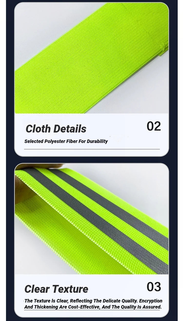 High-Visibility Reflective Safety Tape Bands