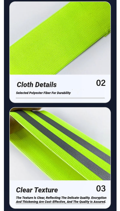 High-Visibility Reflective Safety Tape Bands