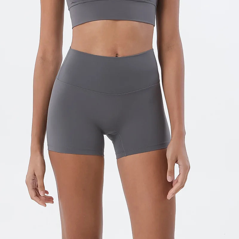 GymHUB High-Waist Hip Lifting Yoga Shorts for Women