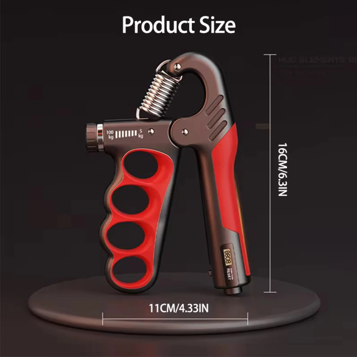 Adjustable Hand Grip Strengthener 5–100kg for Wrist & Forearm Training