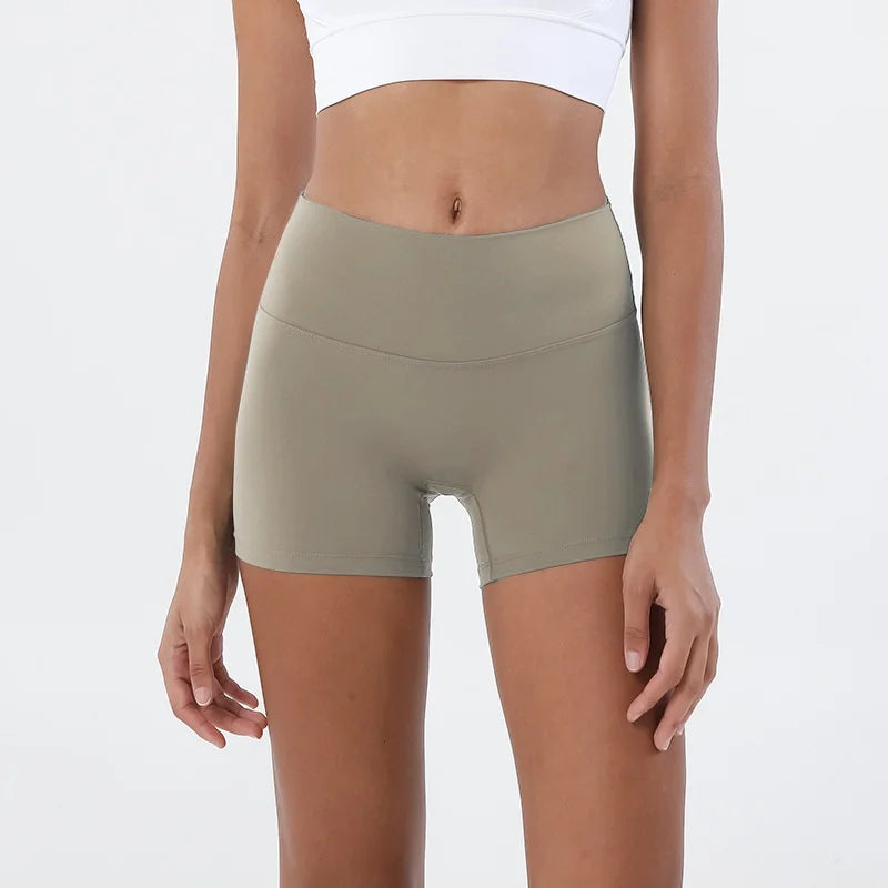 GymHUB High-Waist Hip Lifting Yoga Shorts for Women