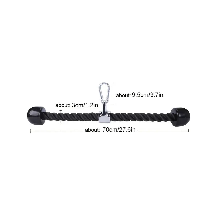 Triceps Rope Cable Attachment for Gym & Fitness