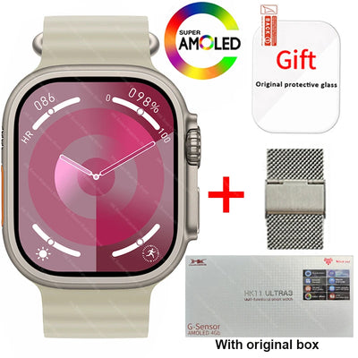HK11 Ultra 3 Smartwatch 2025 49mm AMOLED NFC