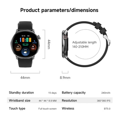 Ultra-thin Luxury Smartwatch Woman GPS Motion Trajectory Bluetooth Call Health Dynamic Island Waterproof Smart Watch Android IOS