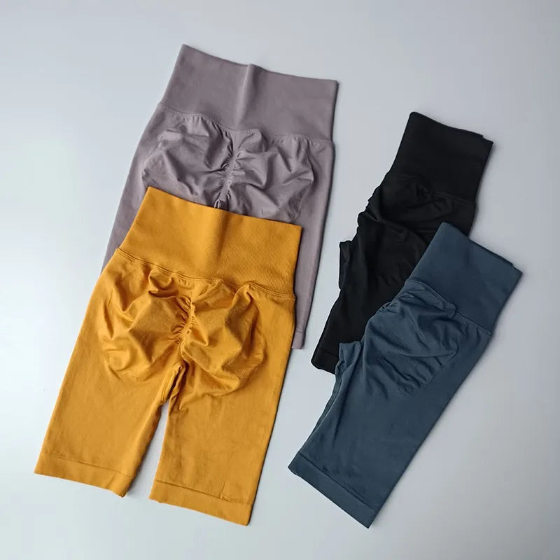 Women’s High-Waist Hip Push-Up Yoga Shorts