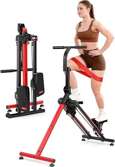 Home Fitness Stair Stepper with Adjustable Levels & Ski Mode
