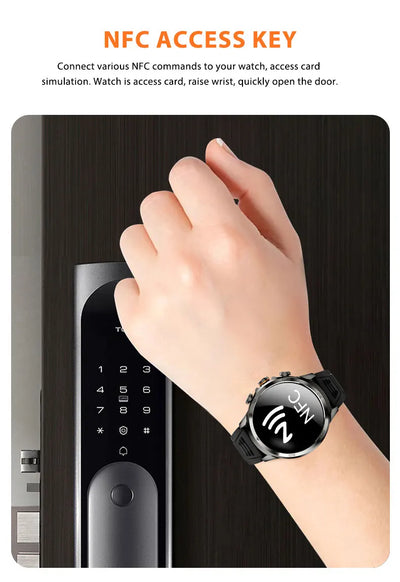 H19 Smartwatch Android 10.0 with 190° Camera & 1.95" AMOLED