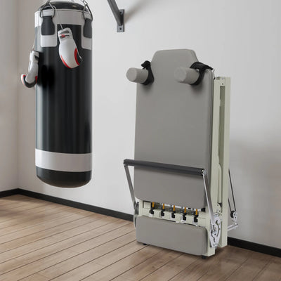 Foldable Steel Pilates Reformer Machine for Home & Office