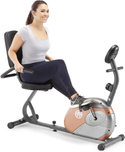Home Fitness Exercise Bike with Adjustable Magnetic Resistance