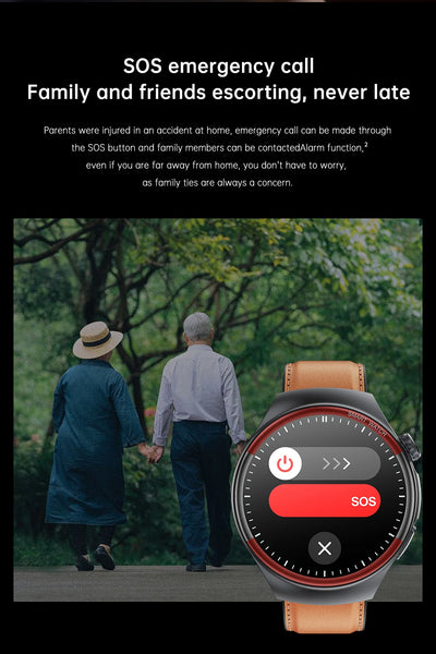 2025 Nursing Health Smartwatch with Laser Blood Pressure Monitor