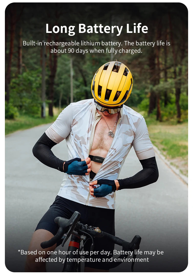 XOSS X2 Pro Heart Rate Monitor Sensor Rechargeable