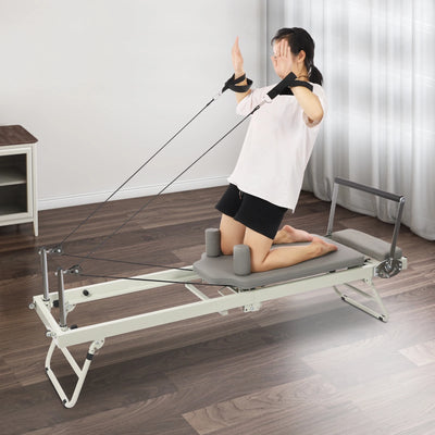 Foldable Steel Pilates Reformer Machine for Home & Office