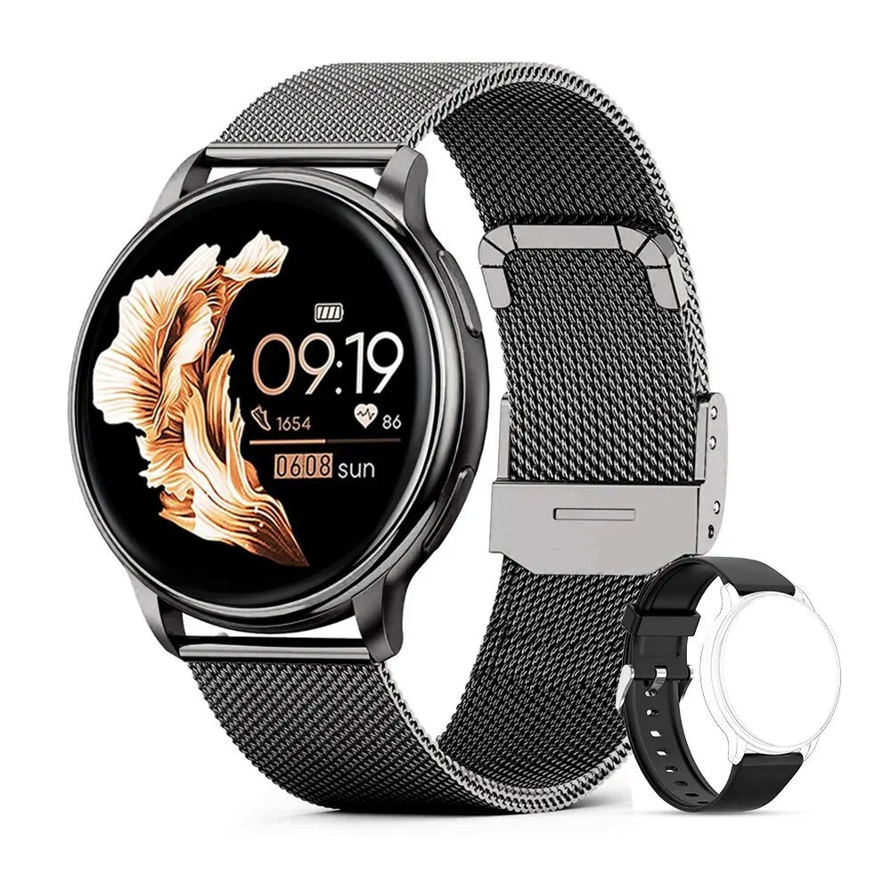 Men’s Smartwatch Y22 – Custom Dial, Fitness Tracker, Heart Rate Monitor