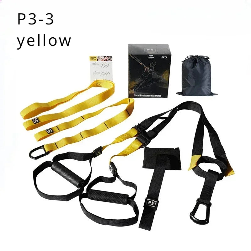 Adjustable Suspension Training Straps – Fitness & Yoga Workout System