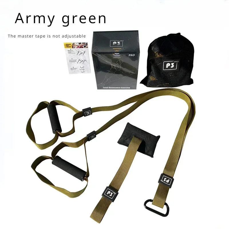 Adjustable Suspension Training Straps – Fitness & Yoga Workout System