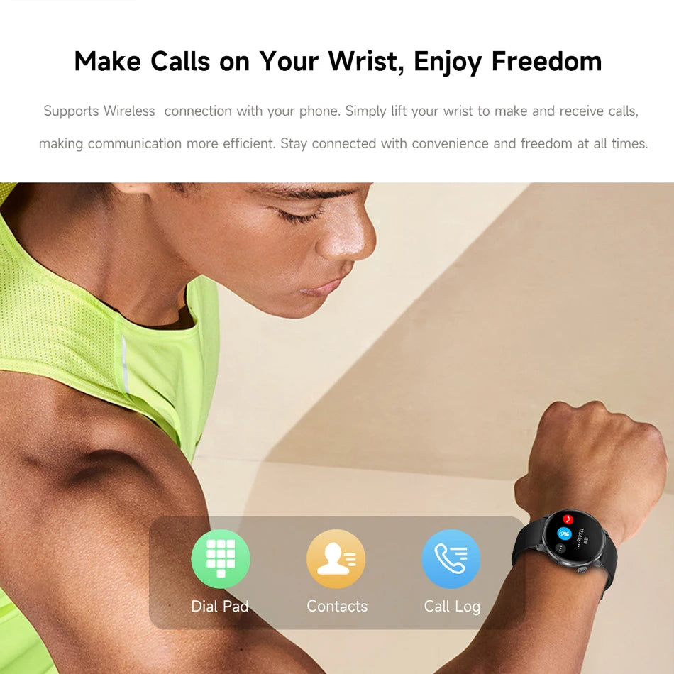 Ultra-thin Luxury Smartwatch Woman GPS Motion Trajectory Bluetooth Call Health Dynamic Island Waterproof Smart Watch Android IOS