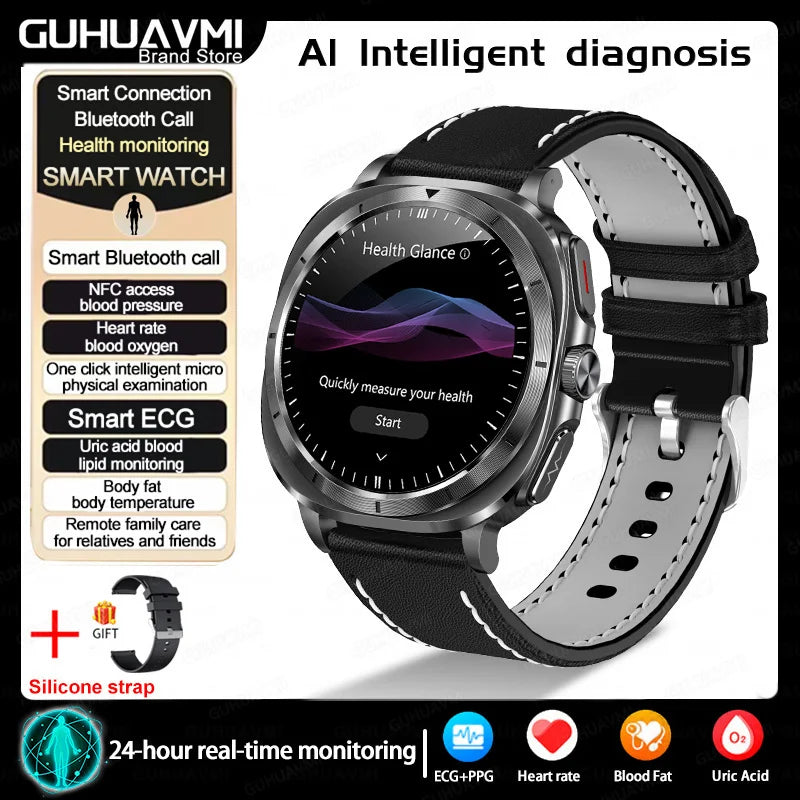 Xiaomi 2025 Health Smartwatch with ECG+PPG & Body Analysis