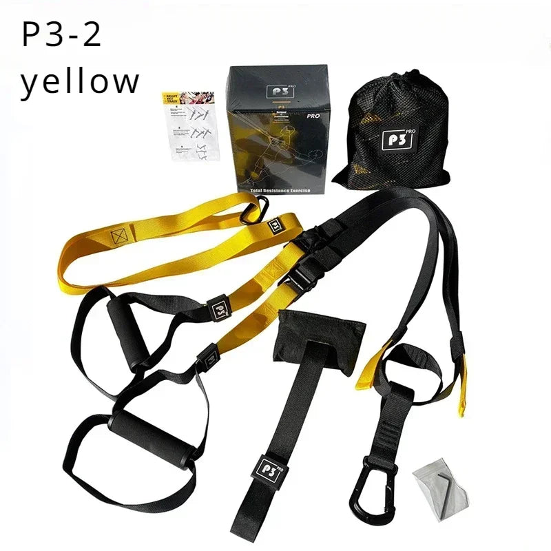 Adjustable Suspension Training Straps – Fitness & Yoga Workout System