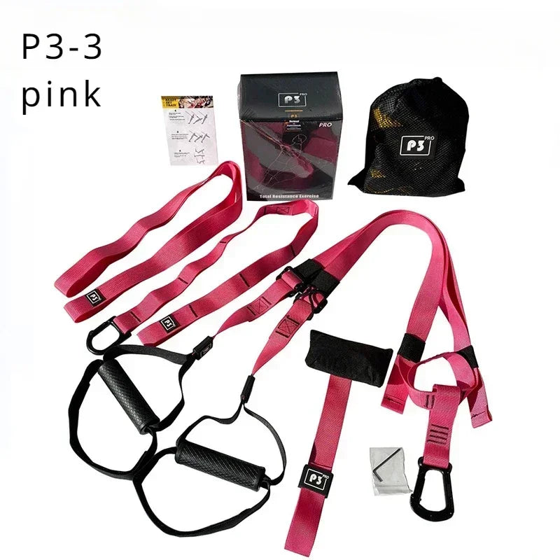 Adjustable Suspension Training Straps – Fitness & Yoga Workout System