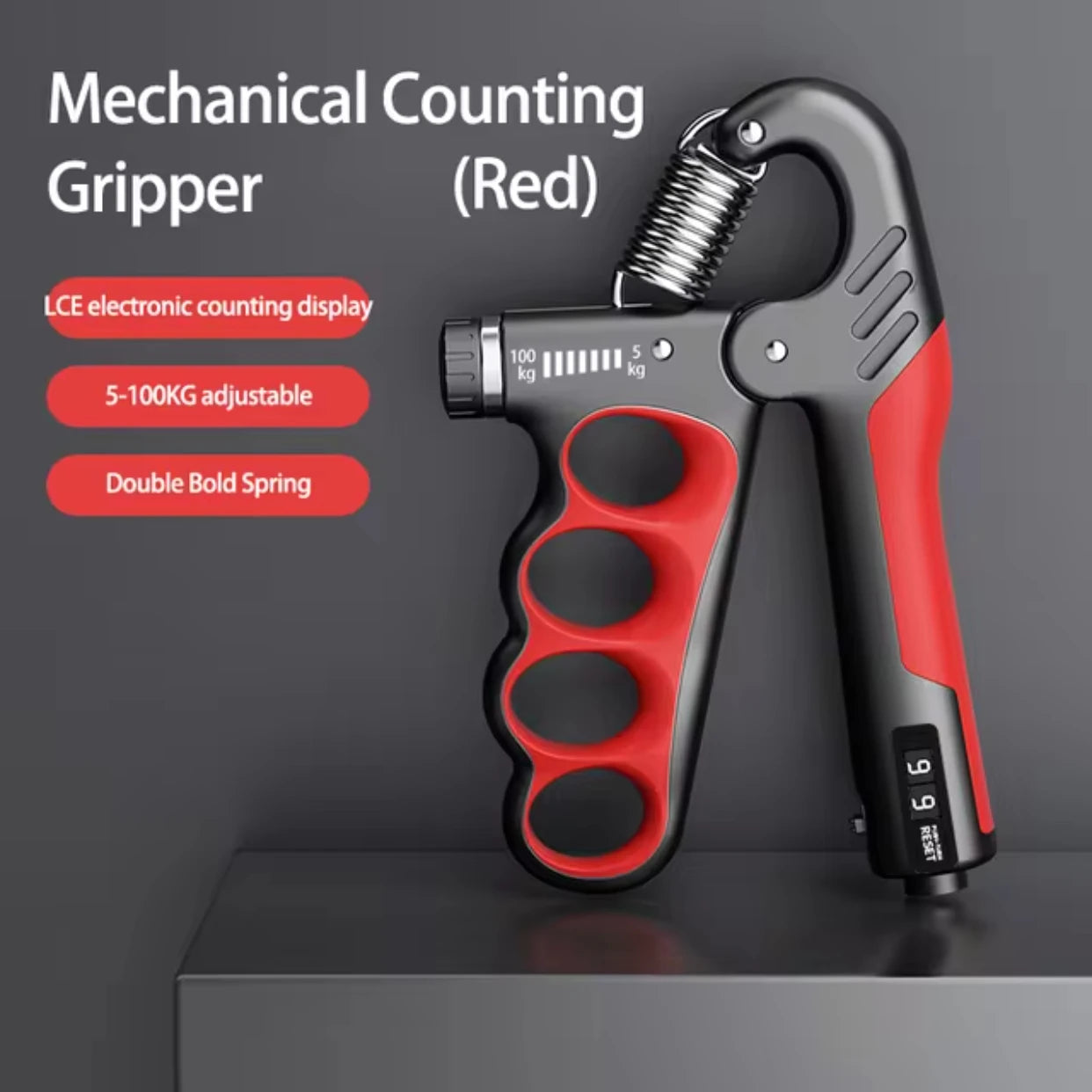 Adjustable Hand Grip Strengthener 5–100kg for Wrist & Forearm Training