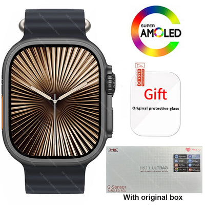 HK11 Ultra 3 Smartwatch 2025 49mm AMOLED NFC