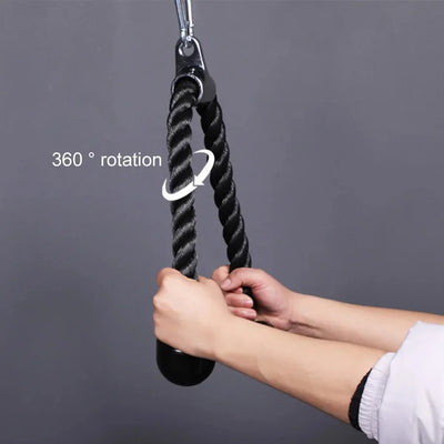 Triceps Rope Cable Attachment for Gym & Fitness