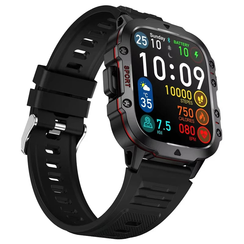 AXASFIT Smartwatch – 2.01" HD Screen with Bluetooth Call