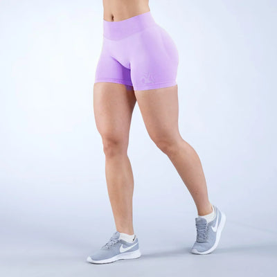 High-Waist Summer Yoga Shorts – Solid Color Fitness Pants