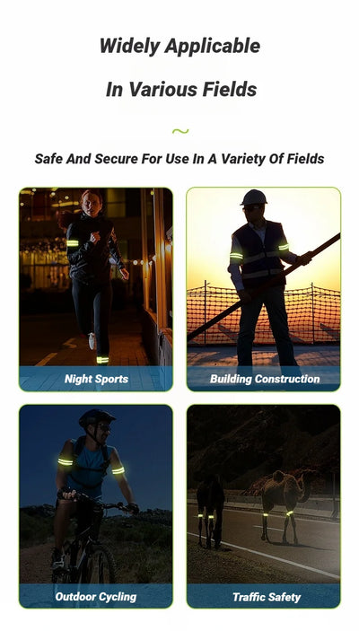 High-Visibility Reflective Safety Tape Bands
