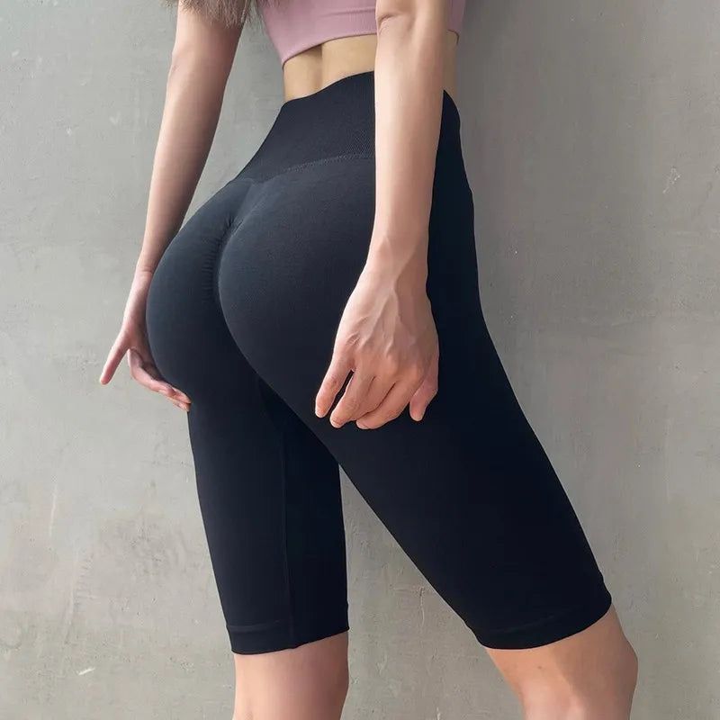 Women’s High-Waist Hip Push-Up Yoga Shorts